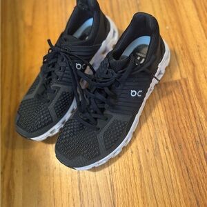 On Running Black Athletic Shoes